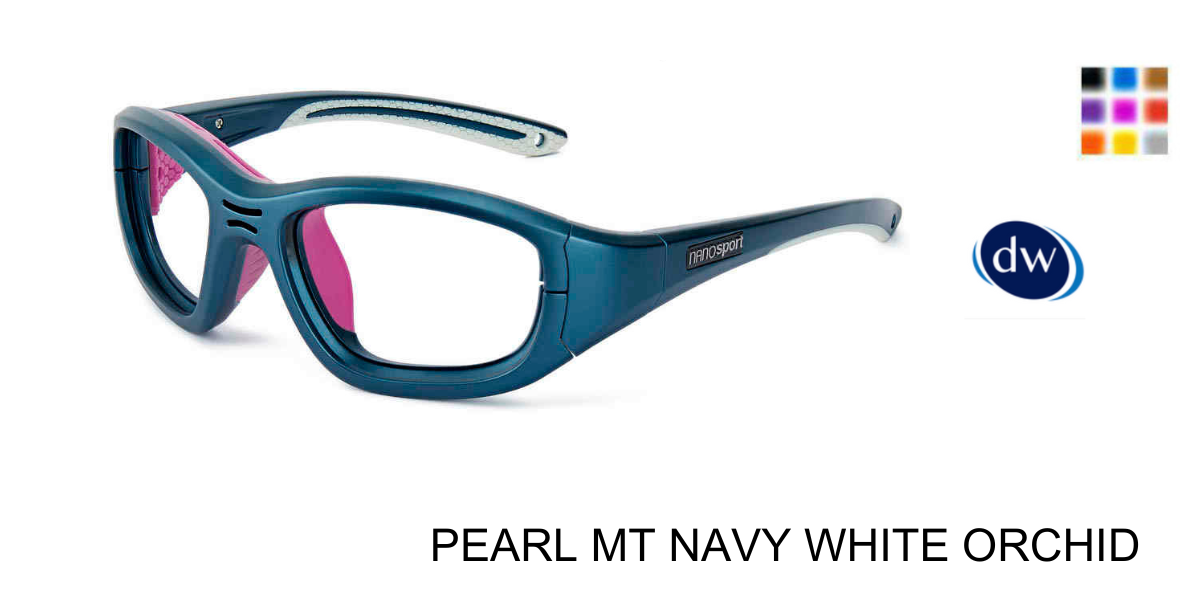 PEARL MT NAVY WHITE ORCHID