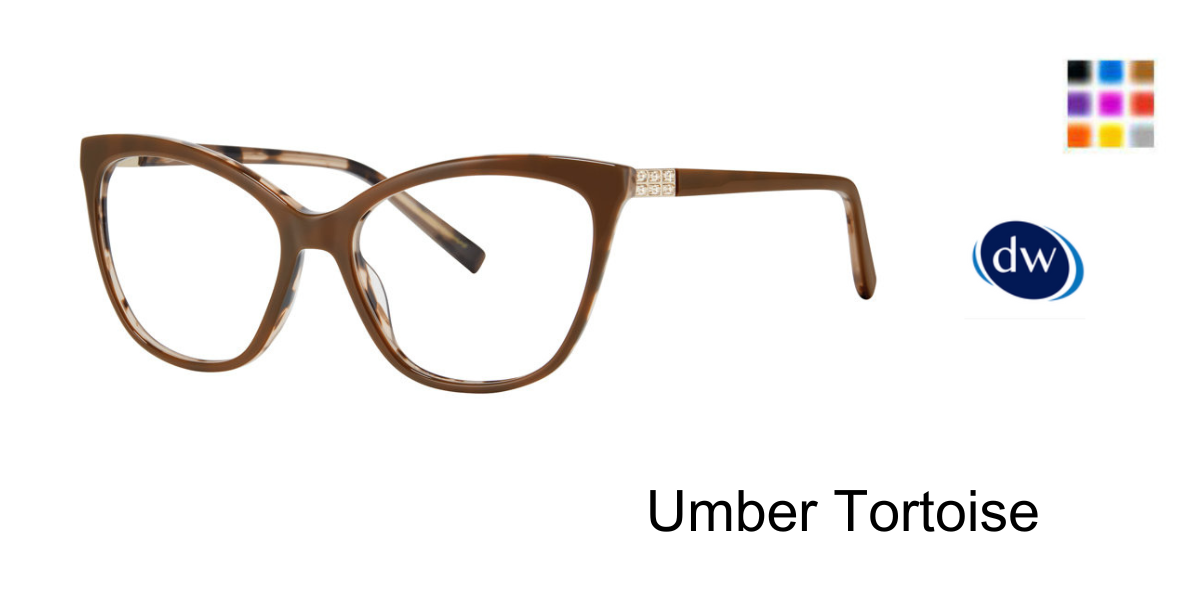 Umber Tortoise Vera Wang Nia Eyeglasses