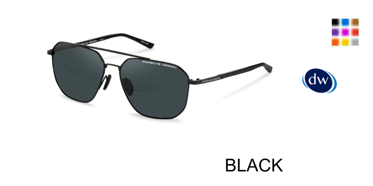 BLACK PORSCHE DESIGN P8967 Sunglasses