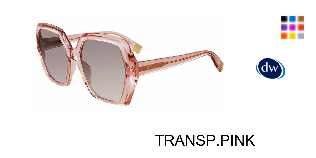 TRANSP.PINK Furla SFU620V Sunglasses