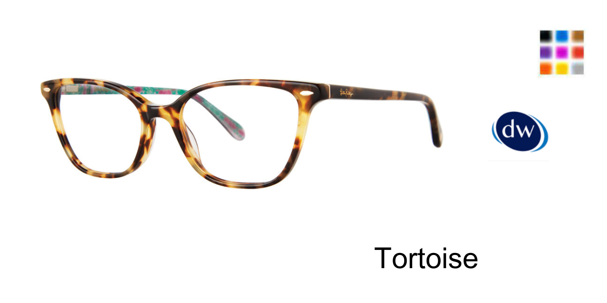 Tortoise Lilly Pulitzer Braunwyn Eyeglasses