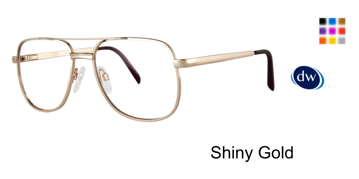 Shiny Gold Wolverine W001 Safety Eyeglasses