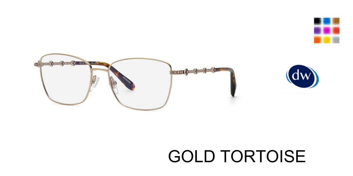 GOLD TORTOISE Chopard VCHG65S Eyeglasses