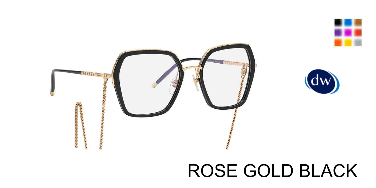 ROSE GOLD BLACK Chopard IKCHG28 Eyeglasses