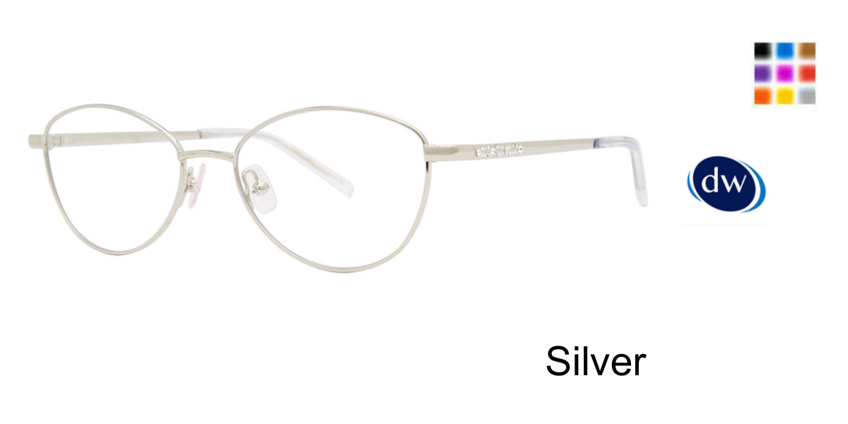 Silver Vera Wang Joyce Eyeglasses