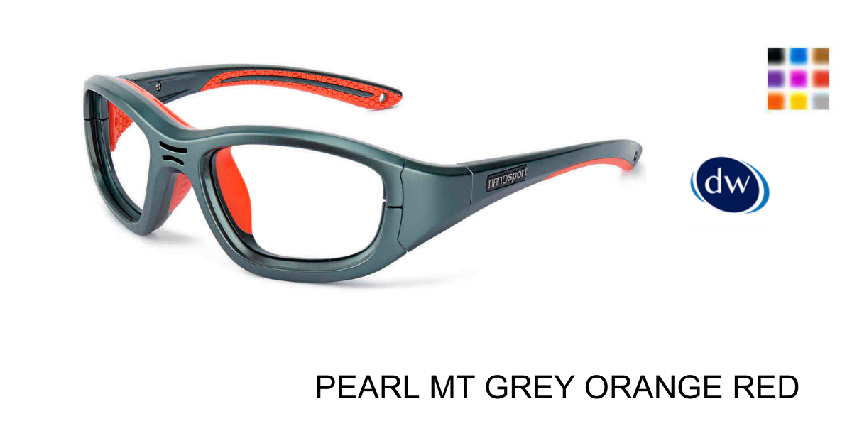PEARL MT GREY ORANGE RED