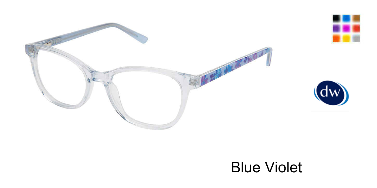 Blue Violet Superflex Kids SFK-252 Eyeglasses.