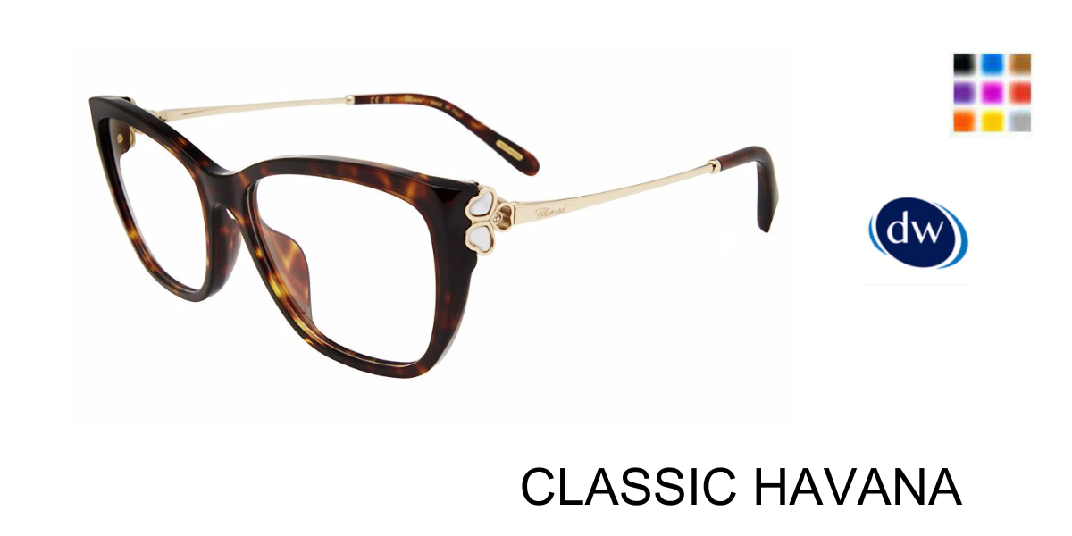 CLASSIC HAVANA Chopard VCH368V Eyeglasses