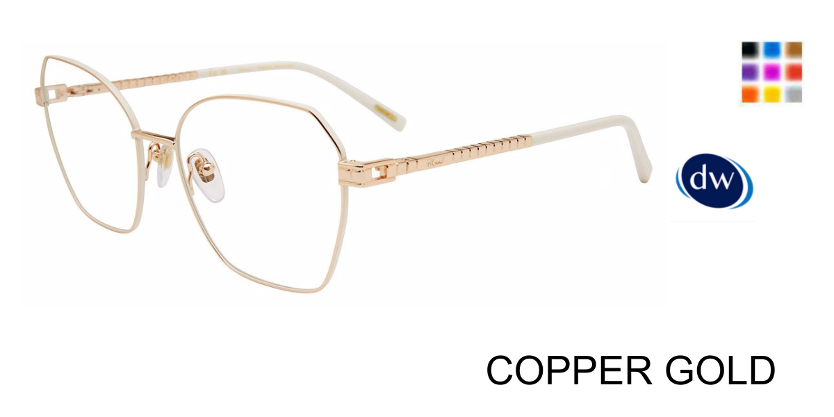 COPPER GOLD Chopard VCHL25M Eyeglasses