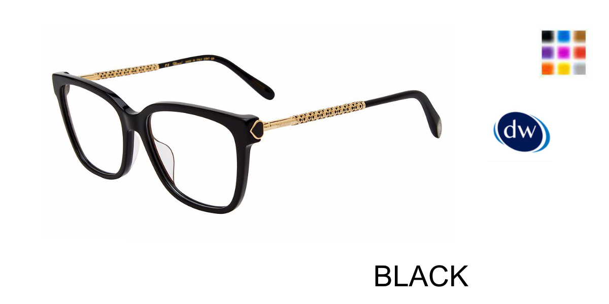 BLACK Chopard VCH333W Eyeglasses