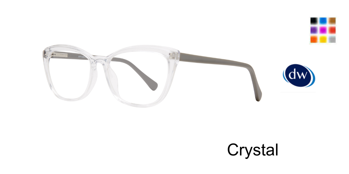 Crystal Affordable Design Shelli Eyeglasses