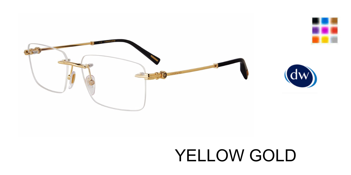 YELLOW GOLD Chopard VCHG39 Eyeglasses