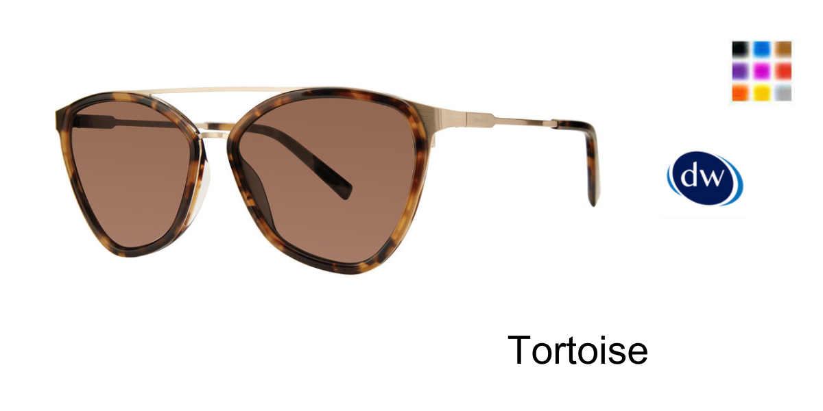 Tortoise        Vera Wang V612 Sunglasses