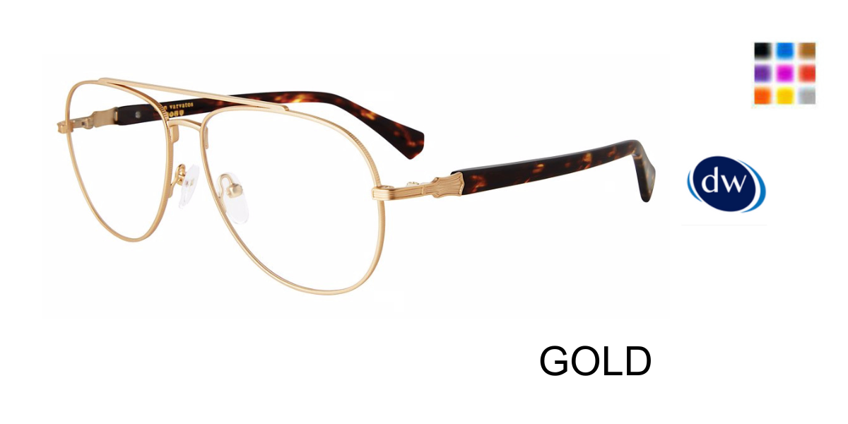GOLD            John Varvatos VJV192 Eyeglasses