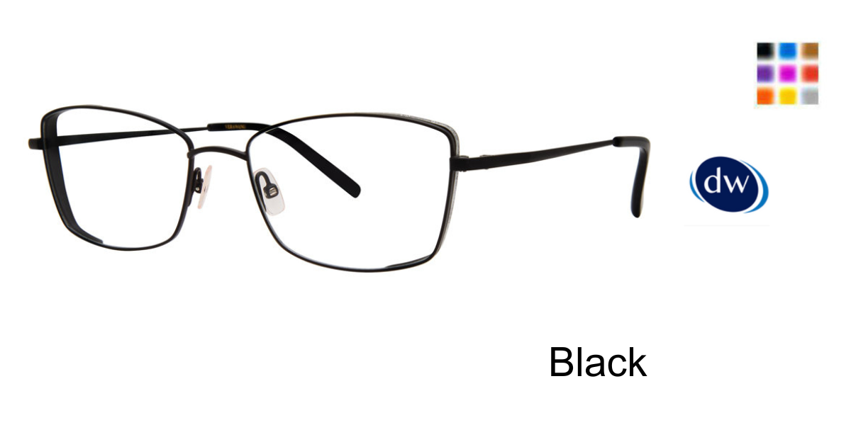 Black Vera Wang VA53 Eyeglasses
