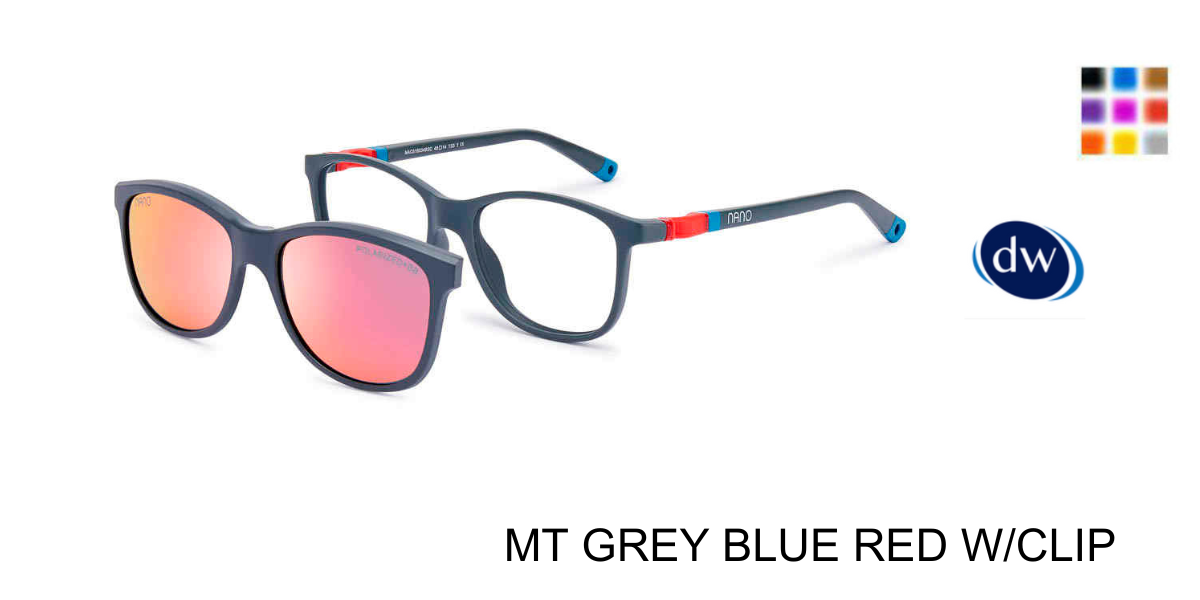 MT GREY BLUE RED W/CLIP  QUEST SC 3.0