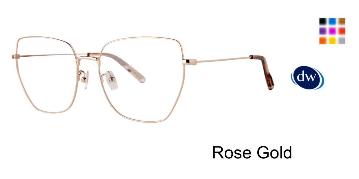 Rose Gold Vera Wang VA63 Eyeglasses
