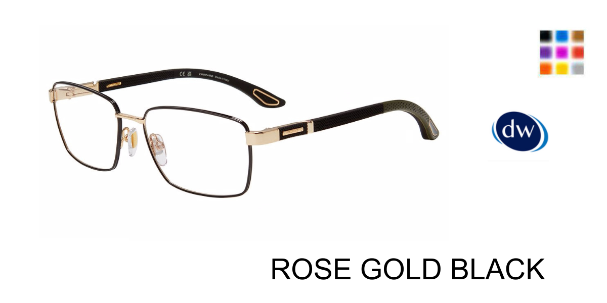 ROSE GOLD BLACK       Chopard VCHG88V Eyeglasses