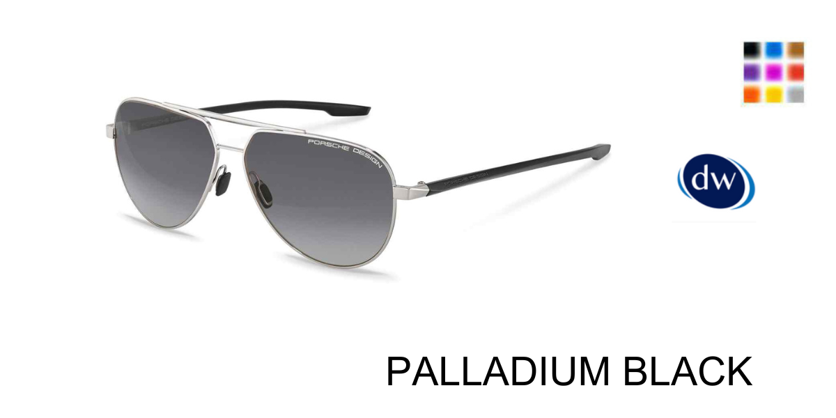 PALLADIUM BLACK PORSCHE DESIGN P8935 Sunglasses