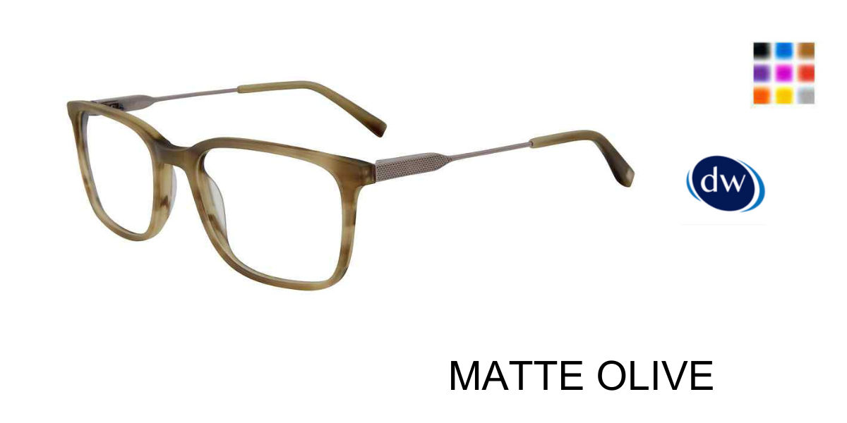 MATTE OLIVE Jones New York J536 Eyeglasses