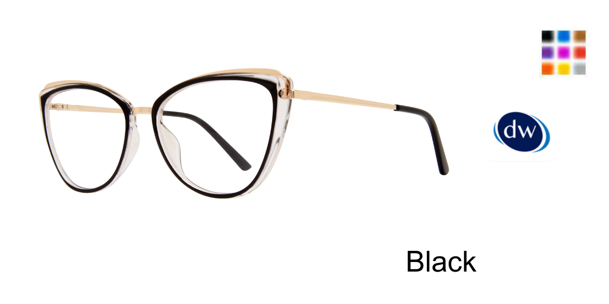 Black Serafina Harmony Eyeglasses
