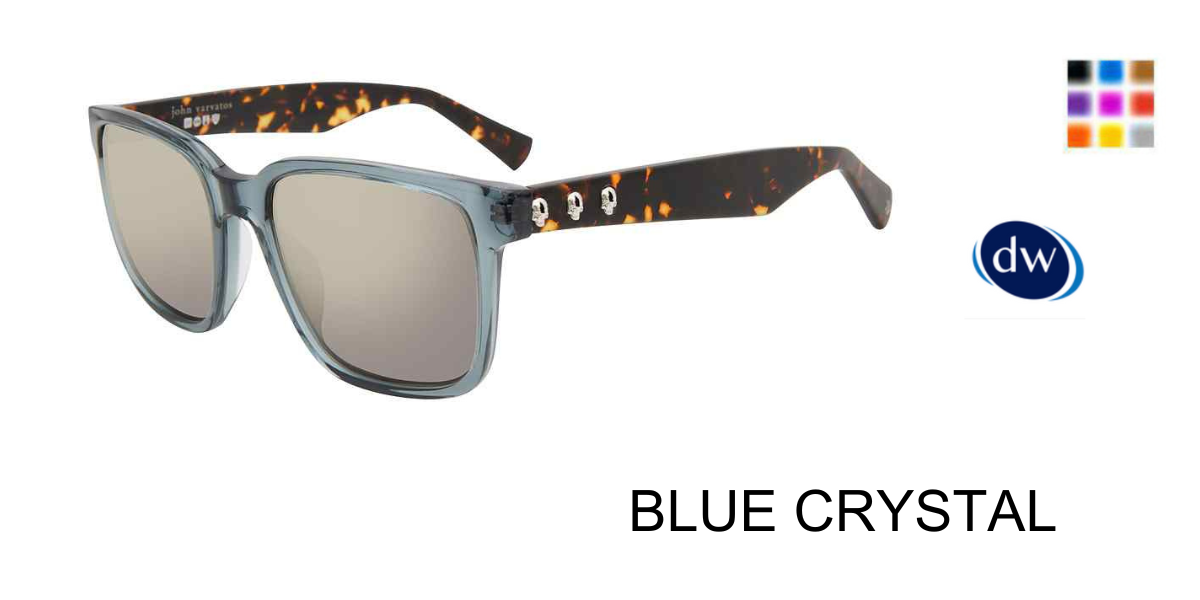 BLUE CRYSTAL John Varvatos SJV554 Sunglasses