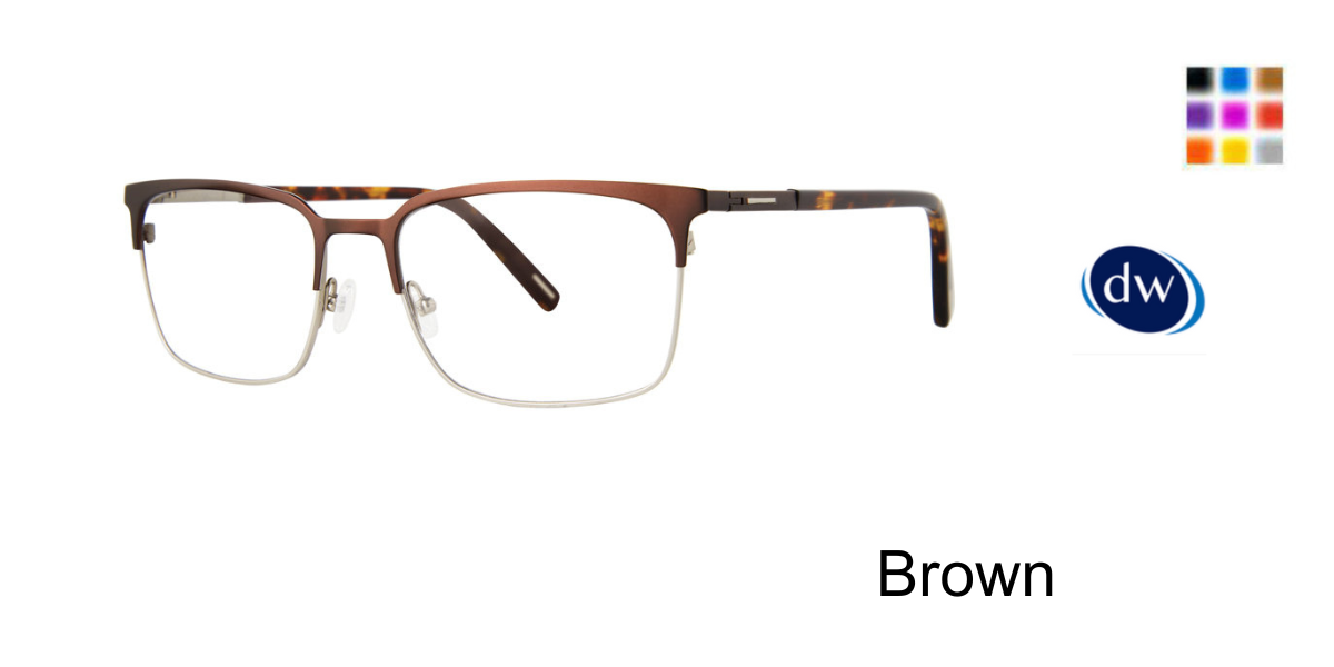 Brown       Jhane Barnes Modus Eyeglasses