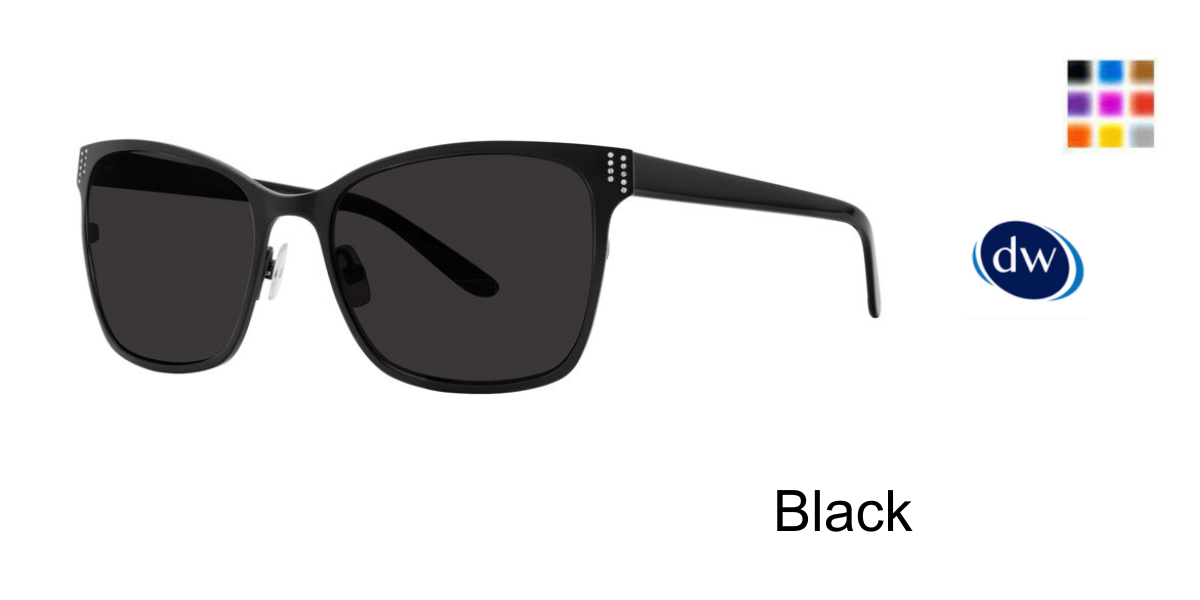 Black Vera Wang Mirai Sunglasses