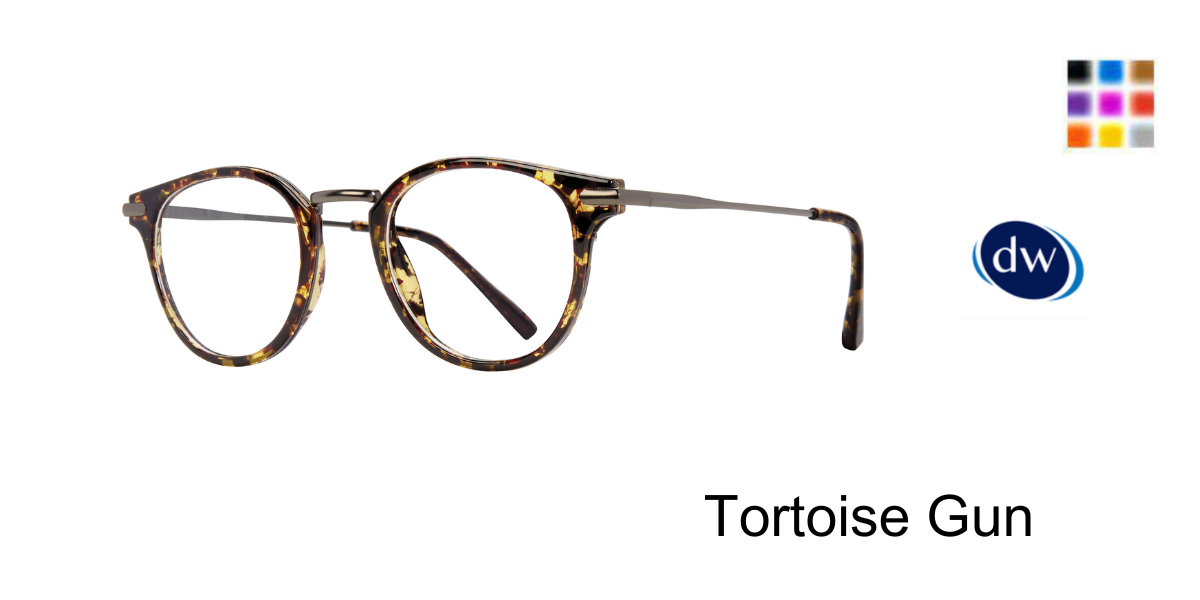 Tortoise Gun Eight to Eighty College Eyeglasses