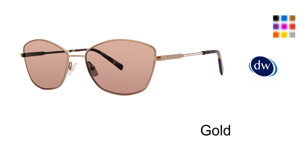 Gold      Vera Wang Janelle Sunglasses