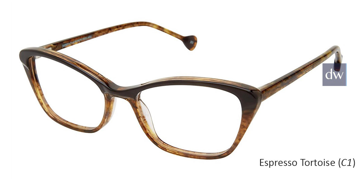 Espresso Tortoise (C1) Lisa Loeb Wild Plum Eyeglasses.