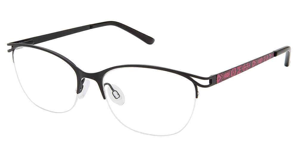 Black Fuchsia Superflex SF-593 Eyeglasses