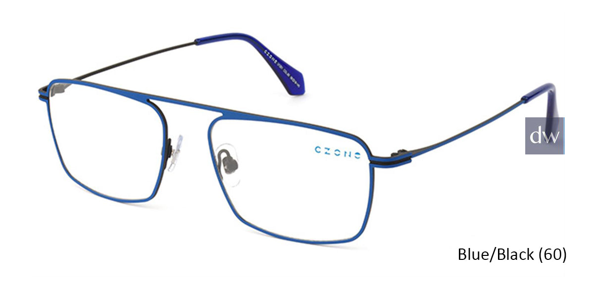 Blue/Black (60) C-Zone U1201 Eyeglasses