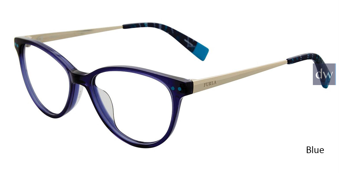 Blue 0T31 Furla VFU083 Eyeglasses.