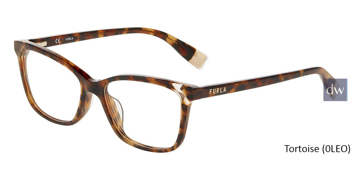 Tortoise 0LEO Furla VFU387V Eyeglasses.