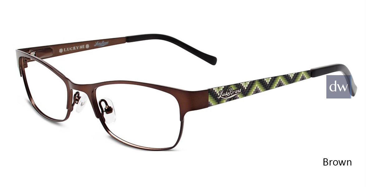 Brown Lucky Kid Wiggle Eyeglasses - Teenager