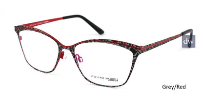 Grey/Red William Morris London WM50019 Eyeglasses.