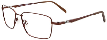 Clip & Twist CT257 Rectangle Eyeglasses (Sunglass Clip-On Included)