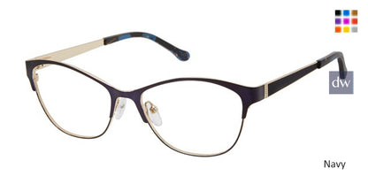 Navy Buffalo BW505 Eyeglasses.