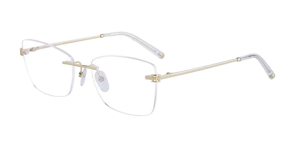 Gold Escada VESC90 Eyeglasses