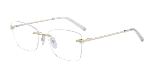 Gold Escada VESC90 Eyeglasses
