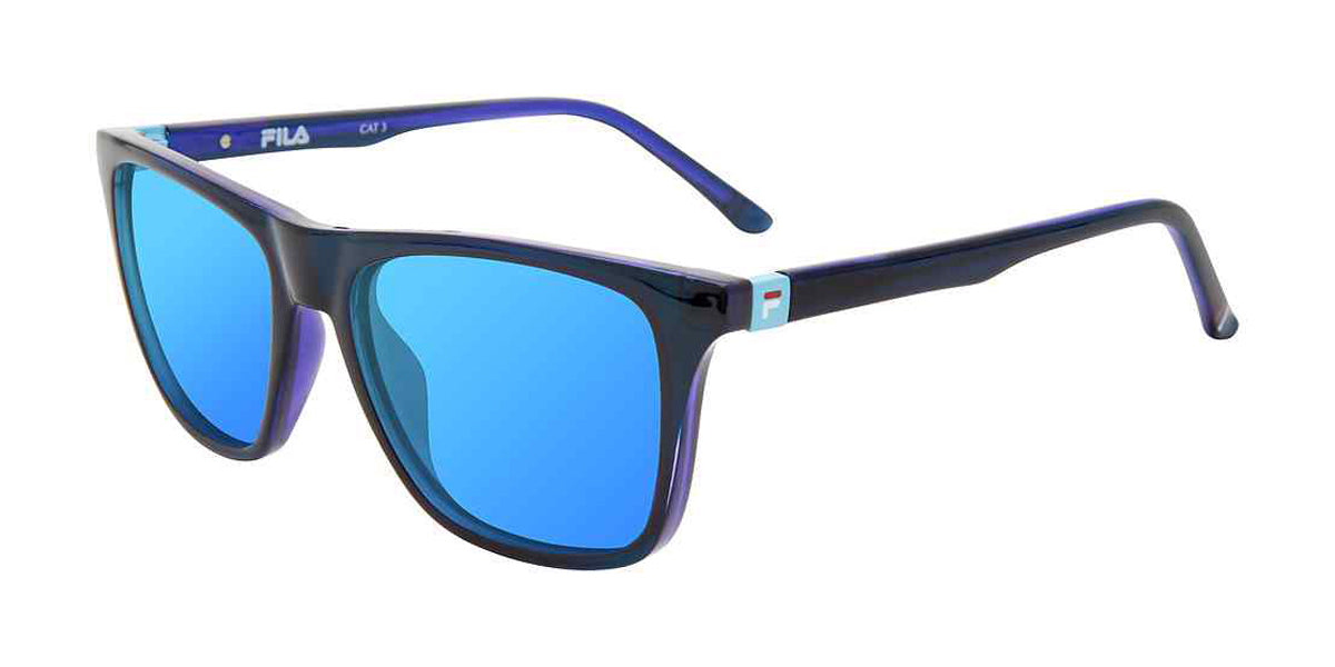 Blue Fila SFI155 Sunglasses - Teenager