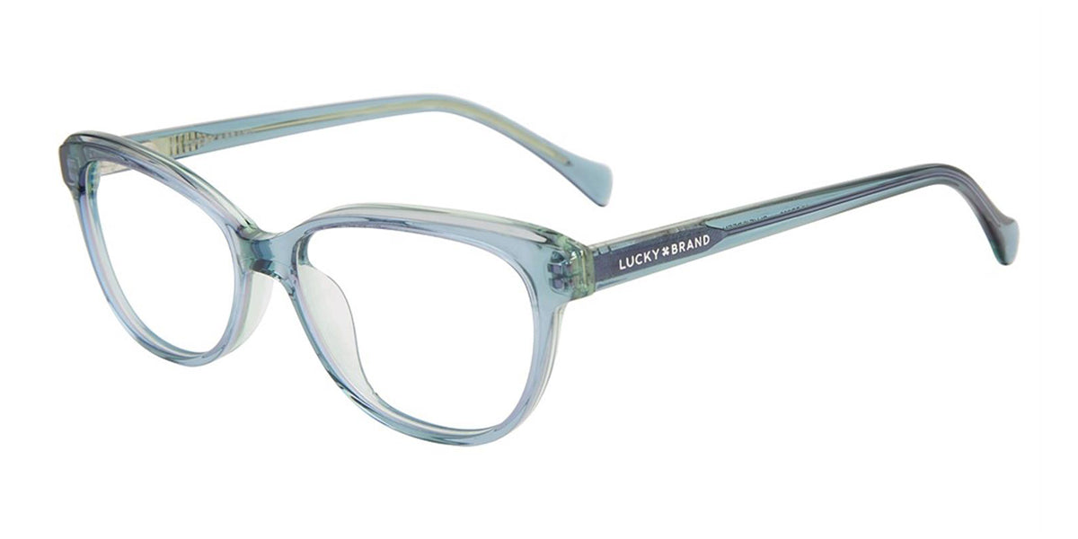 Blue/Green Lucky Kid VLBD725 Eyeglasses - Teenager