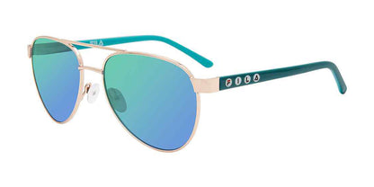 Gold Fila SFI157 Sunglasses
