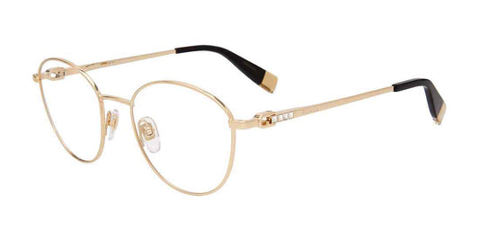 Gold Furla VFU589S Eyeglasses