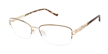Brown/Gold Tura R238 Eyeglasses