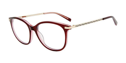 Burgundy Fila VFI264 Eyeglasses