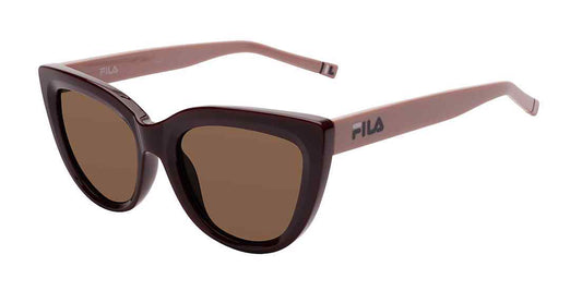 Burgundy Fila SFI282 Sunglasses