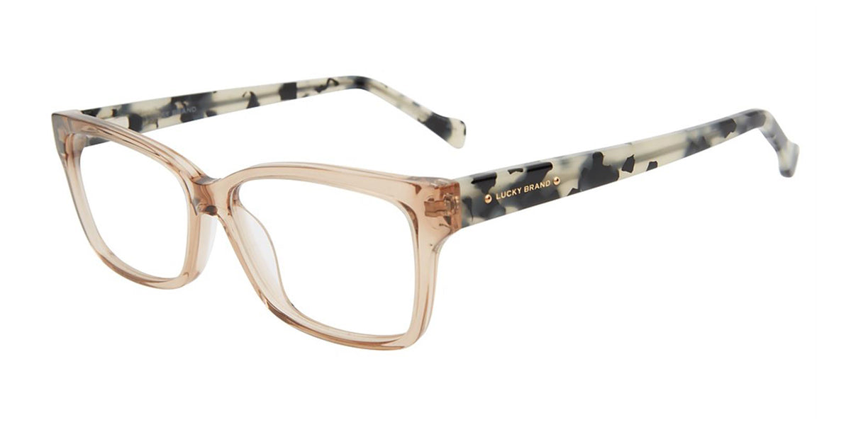 Beige Crystal Lucky Brand VLBD236 Eyeglasses