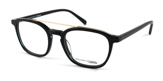 Shiny Black William Morris London WM50041 Eyeglasses.